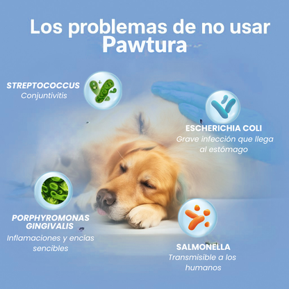 Pawtura™- Toallitas Dentales de Dedo