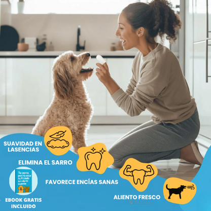 Pawtura™- Toallitas Dentales de Dedo